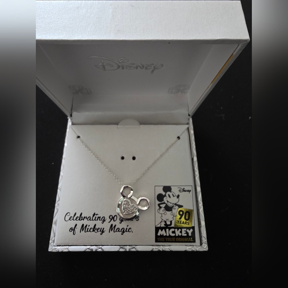 Disney Mickey Mouse Silver Necklace - Picture 2 of 9